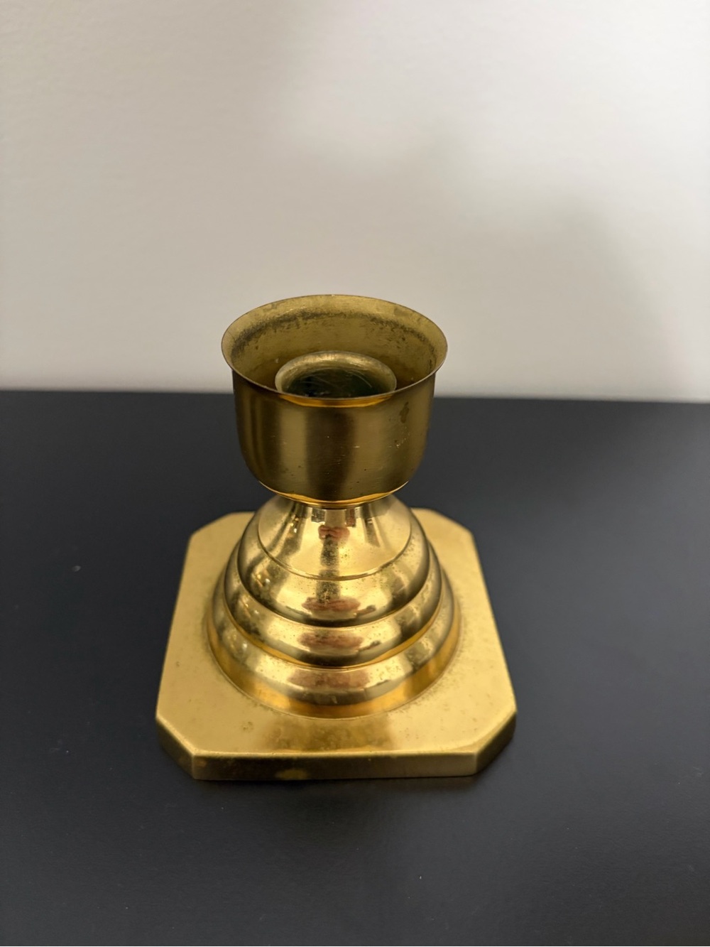 Brass Candlestick Holder - Picture 4 of 9